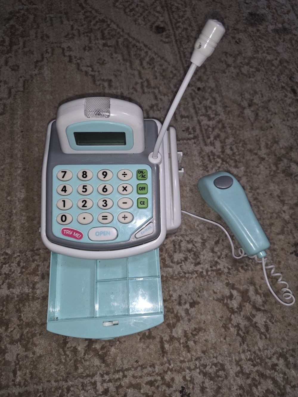 Toy. Kids Cash Register. Microphone works.